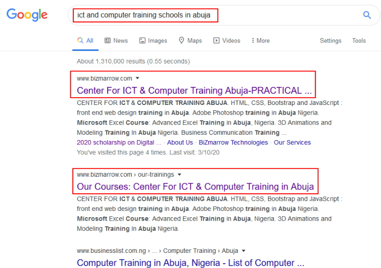 ict and computer training website